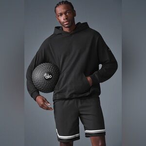 ALO Yoga Double Take Hoodie M Unisex Black